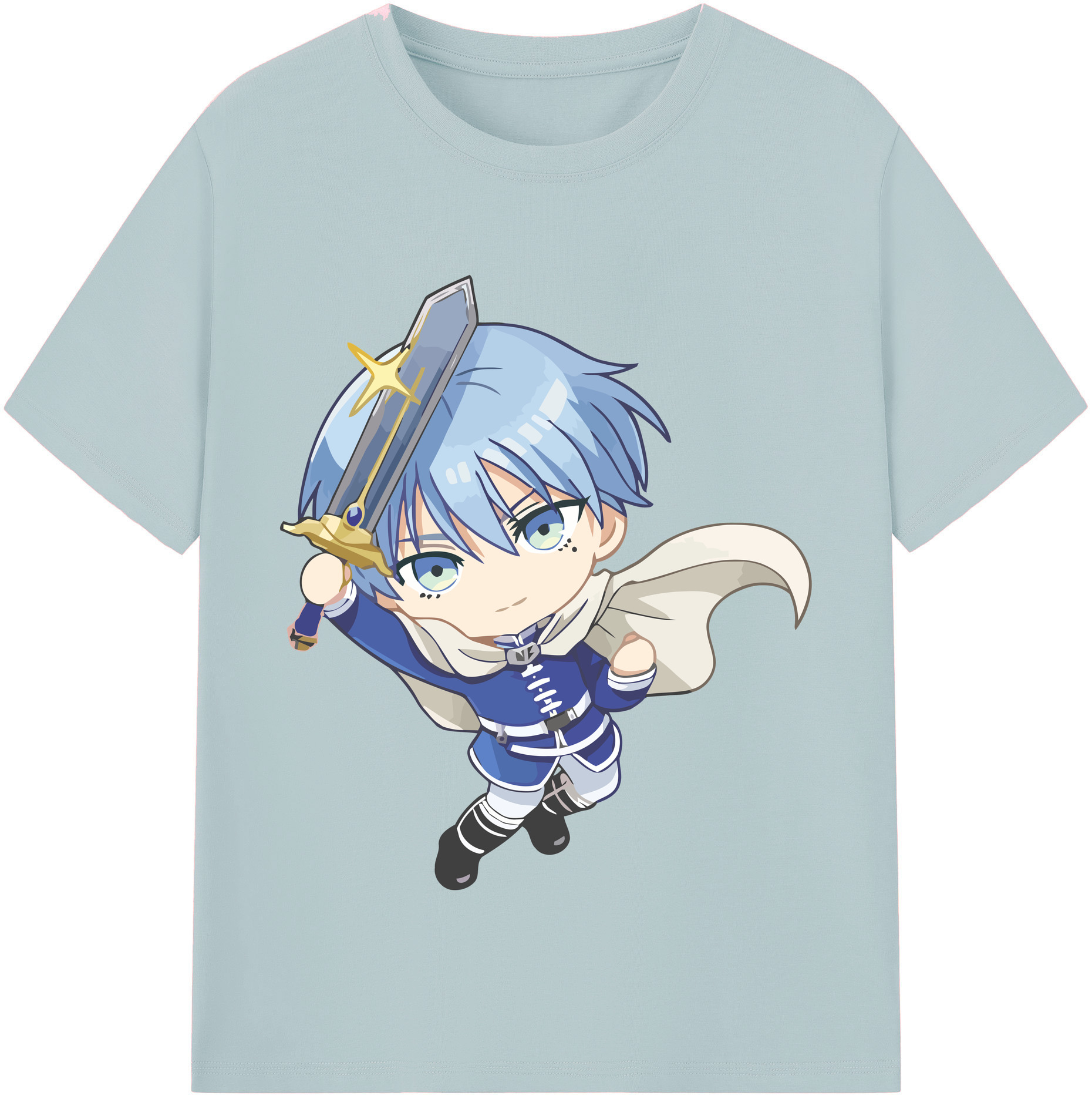 （画像用） 葬送のフリーレン Frieren 綿100％半袖Tシャツ（フロントプリント）